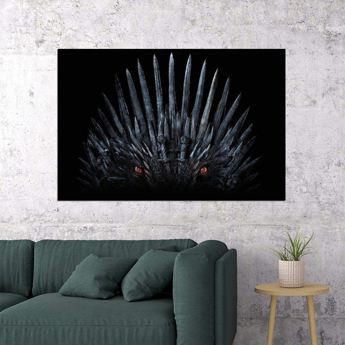 Game Of Thrones Tv Series Poster Fantasy Drama Wall Art Hbo Show Print