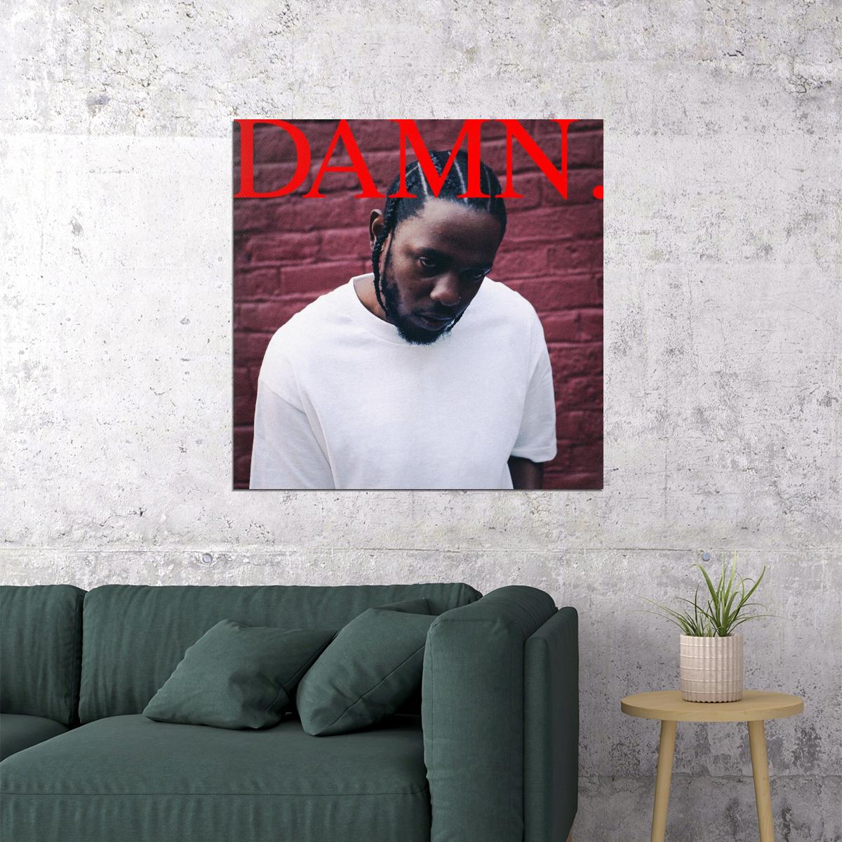 Kendrick Lamar Music Poster Rap Artist Wall Print