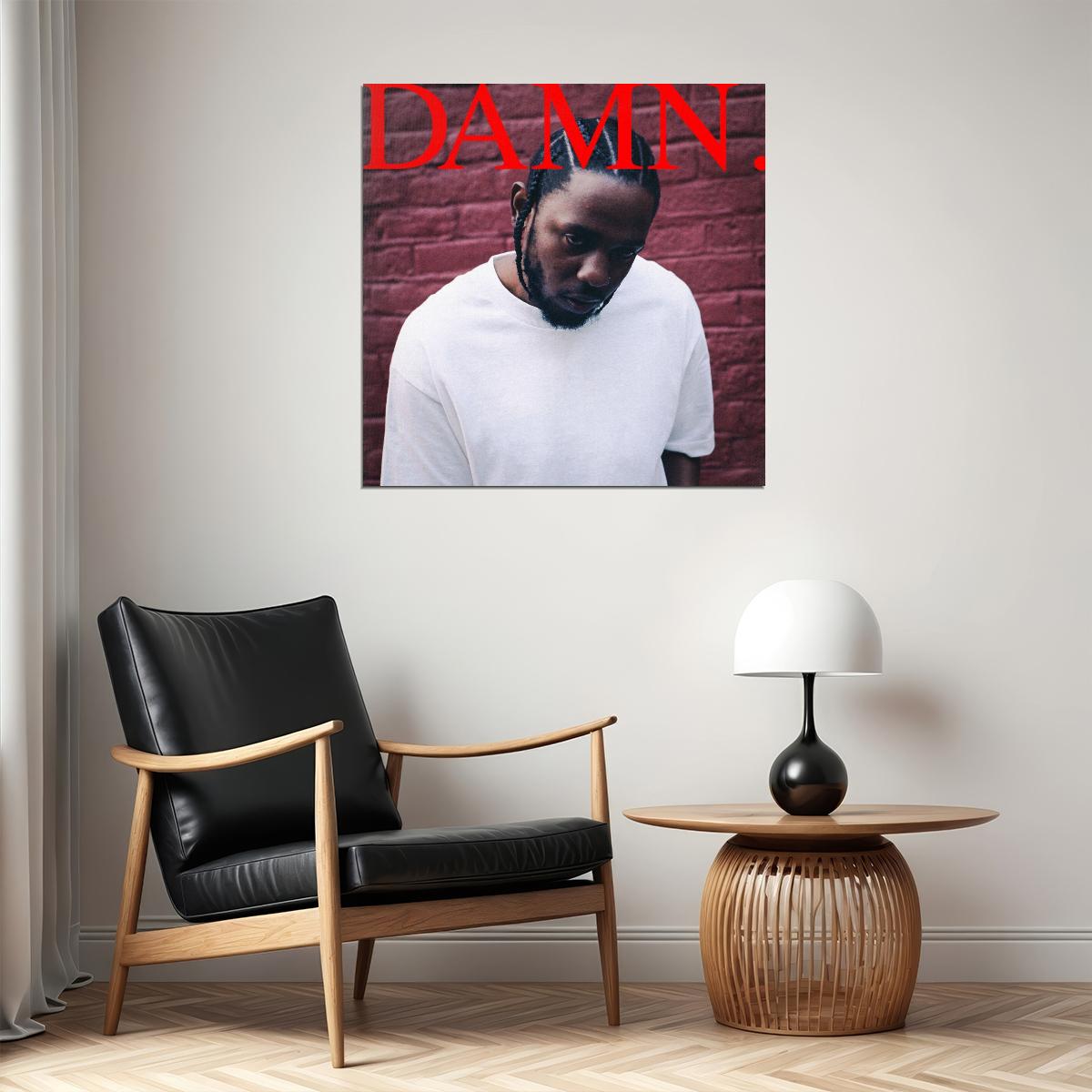 Kendrick Lamar Music Poster Rap Artist Wall Print