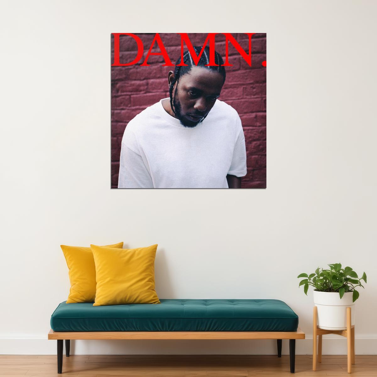 Kendrick Lamar Music Poster Rap Artist Wall Print