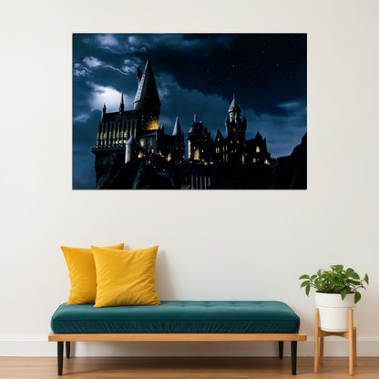 Harry Potter Movie Poster Magic Fantasy Film Wall Art Sorcerer Adventure Print