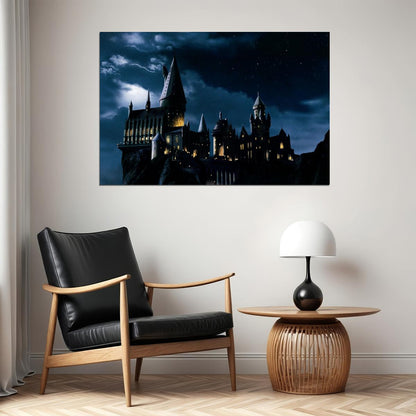 Harry Potter Movie Poster Magic Fantasy Film Wall Art Sorcerer Adventure Print