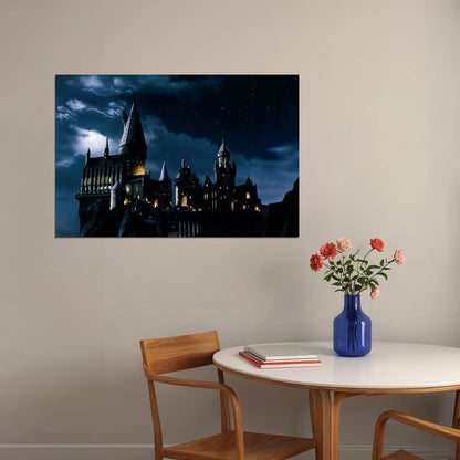 Harry Potter Movie Poster Magic Fantasy Film Wall Art Sorcerer Adventure Print