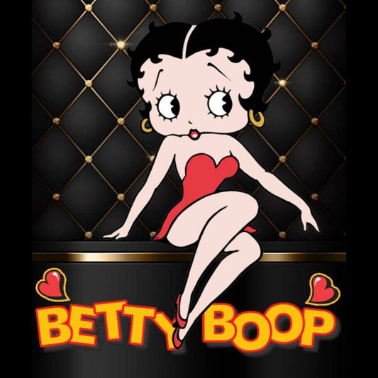 Betty Boop Retro Poster Classic Cartoon Wall Art 1930s Animation Print