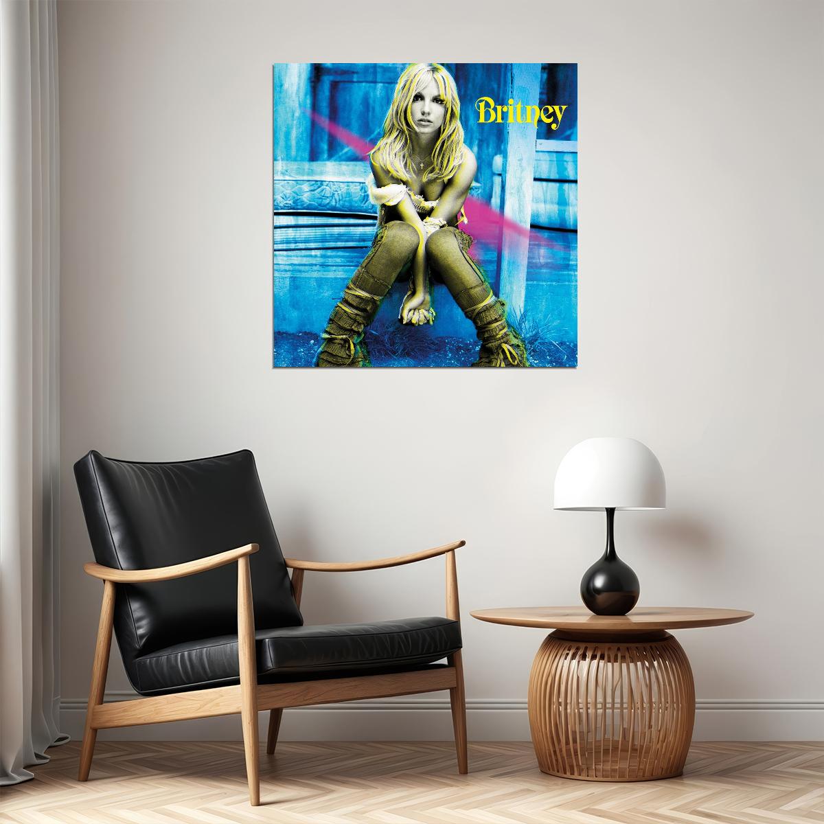 Britney Spears Album Cover Art Pop 90s 00s Music Poster Celebrity Music Print - xonomax