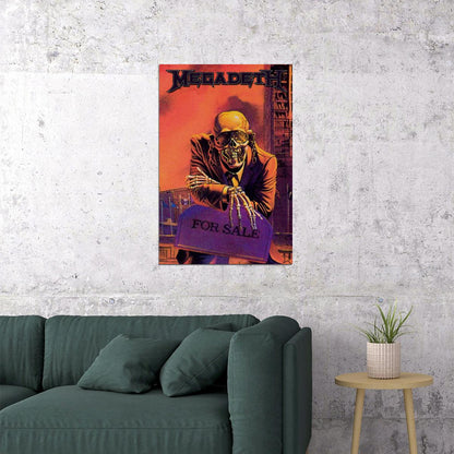 Megadeth Music Poster Iconic Heavy Metal Band Wall Print