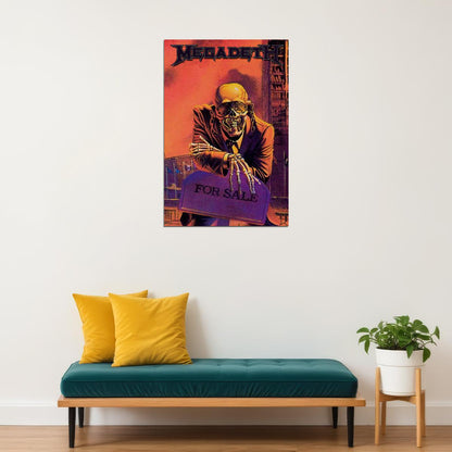 Megadeth Music Poster Iconic Heavy Metal Band Wall Print