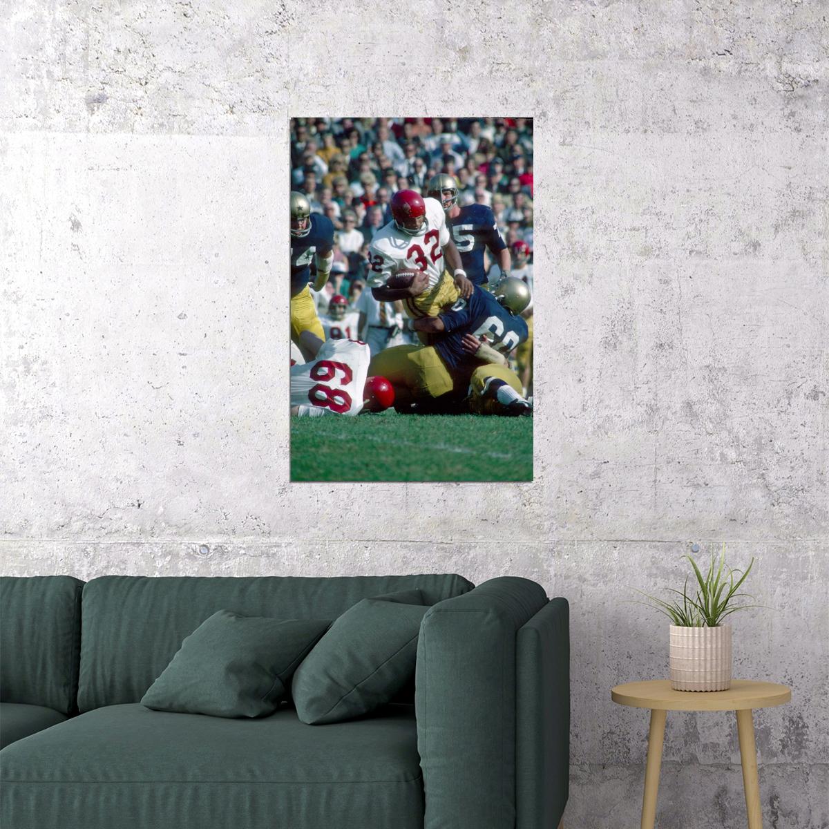 O. J. Simpson Poster Nfl Football Player Motivational Sports Print Wall Art