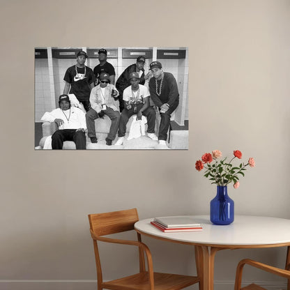 N.w.a Music Poster Iconic Rap Legends Wall Print