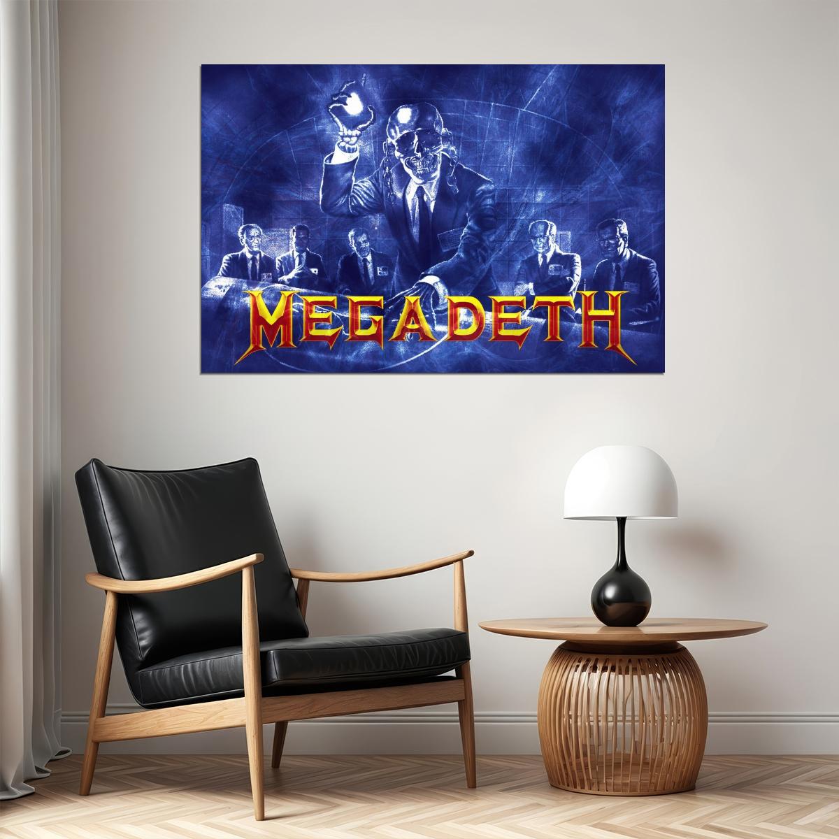 Megadeth Music Poster Iconic Heavy Metal Band Wall Print - xonomax