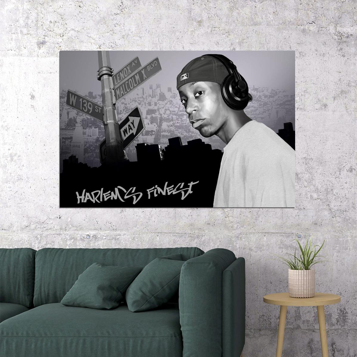 Big L Poster Hip-hop Music Wall Art Rap Artist Print