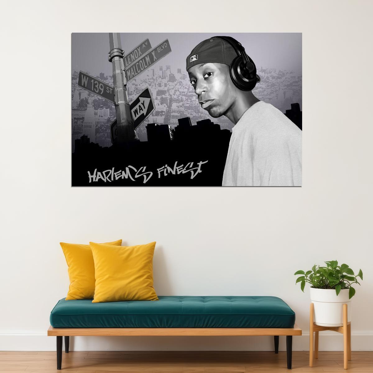 Big L Poster Hip-hop Music Wall Art Rap Artist Print