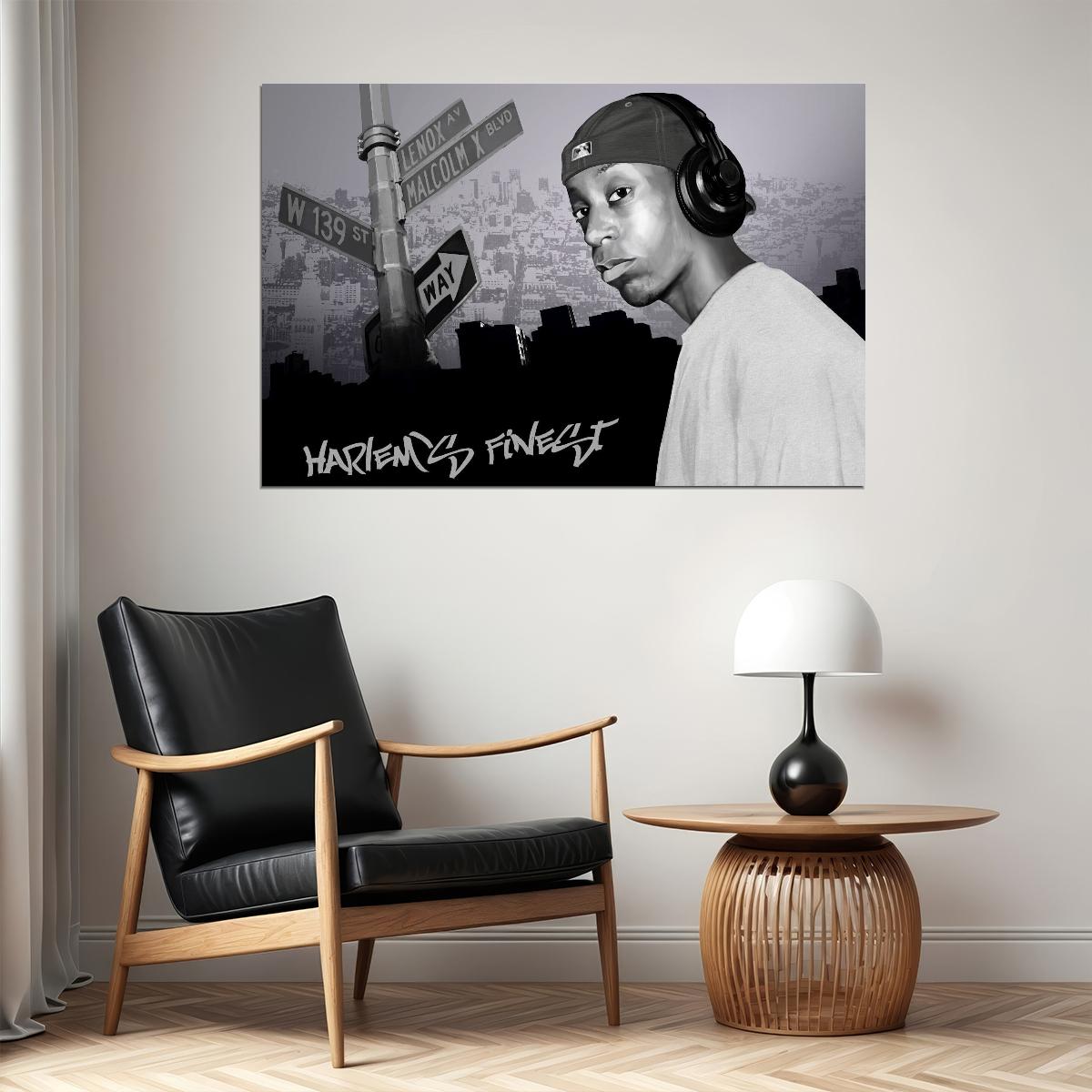 Big L Poster Hip-hop Music Wall Art Rap Artist Print