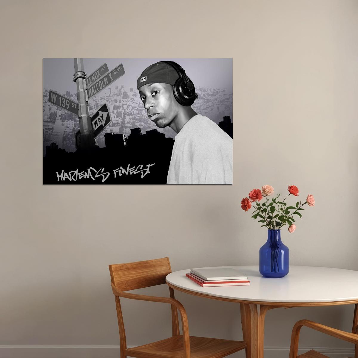 Big L Poster Hip-hop Music Wall Art Rap Artist Print