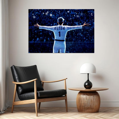 Elton John Poster Music Legend Wall Art Singer-songwriter Print - xonomax