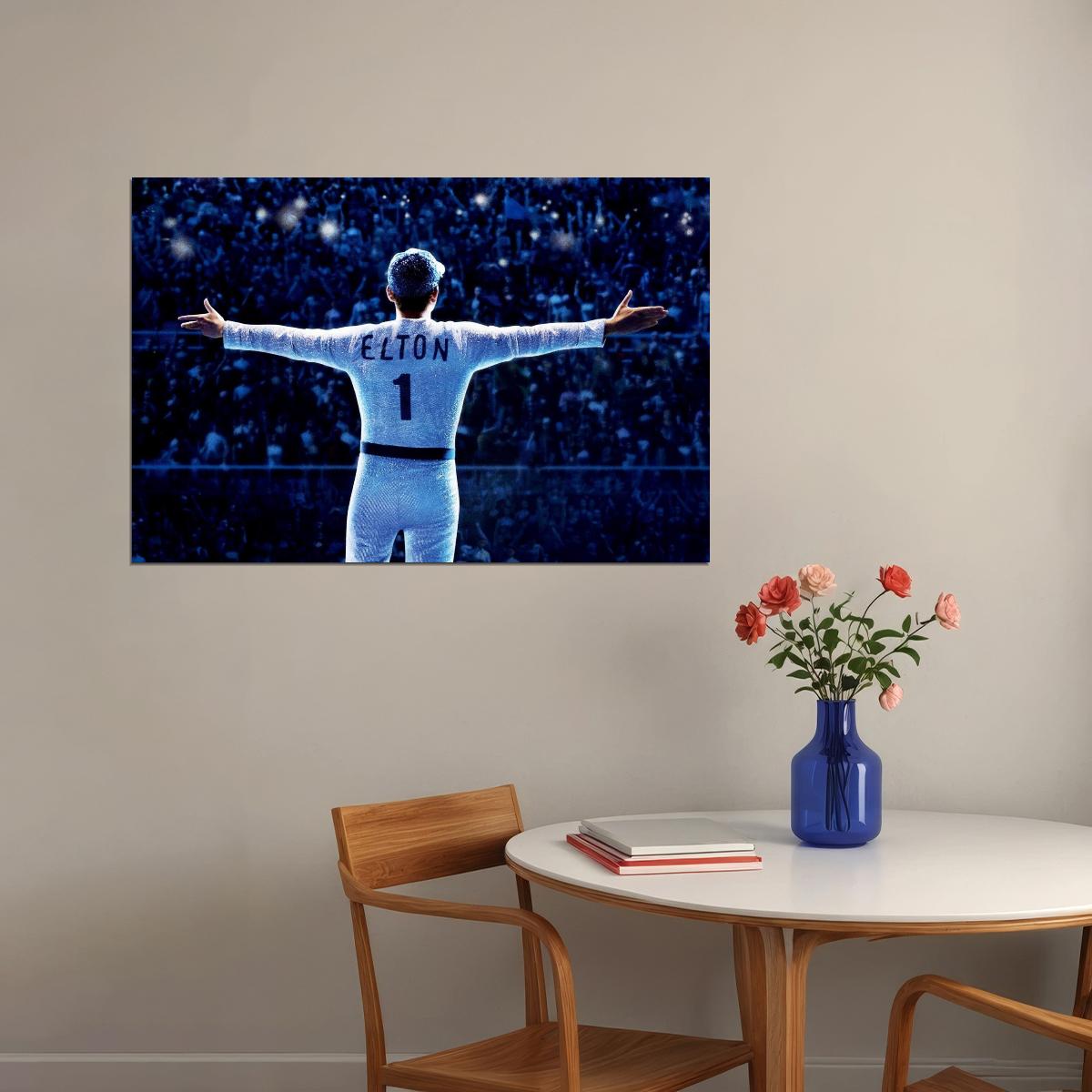 Elton John Poster Music Legend Wall Art Singer-songwriter Print - xonomax