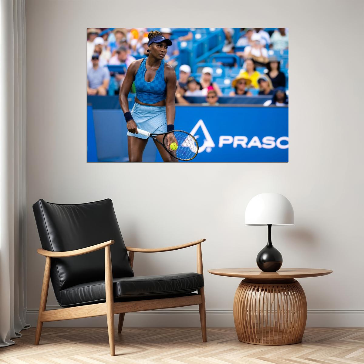 Venus Williams Tennis Legend Poster Iconic Athlete Sports Wall Art Inspirational Print - xonomax