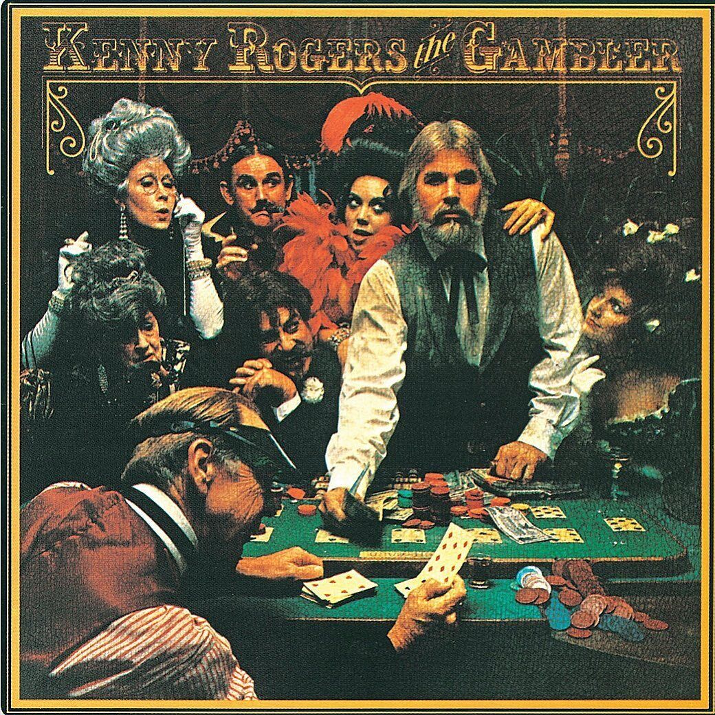 Kenny Rogers The Gambler Album Cover Art Music Poster Country Wall Print - xonomax