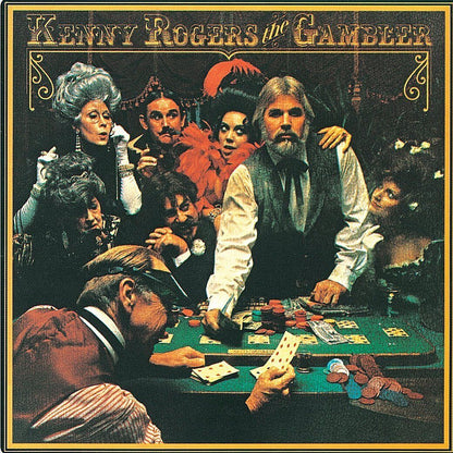 Kenny Rogers The Gambler Album Cover Art Music Poster Country Wall Print - xonomax