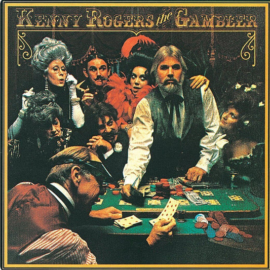 Kenny Rogers The Gambler Album Cover Art Music Poster Country Wall Print - xonomax