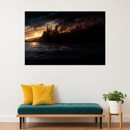 Harry Potter Movie Poster Magic Fantasy Film Wall Art Sorcerer Adventure Print