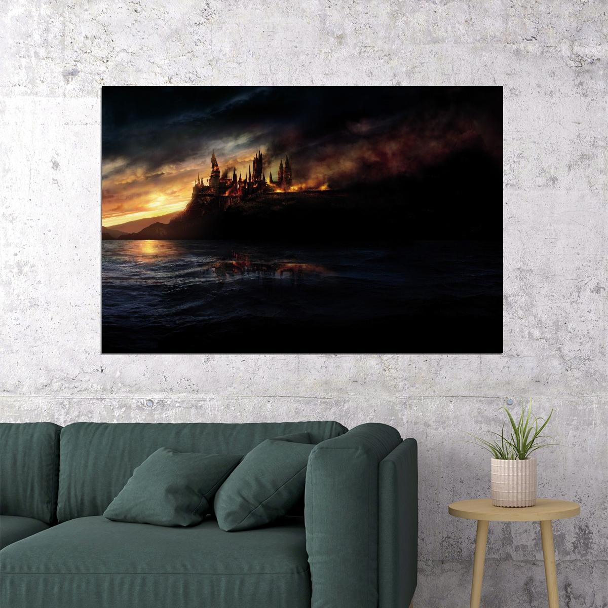 Harry Potter Movie Poster Magic Fantasy Film Wall Art Sorcerer Adventure Print