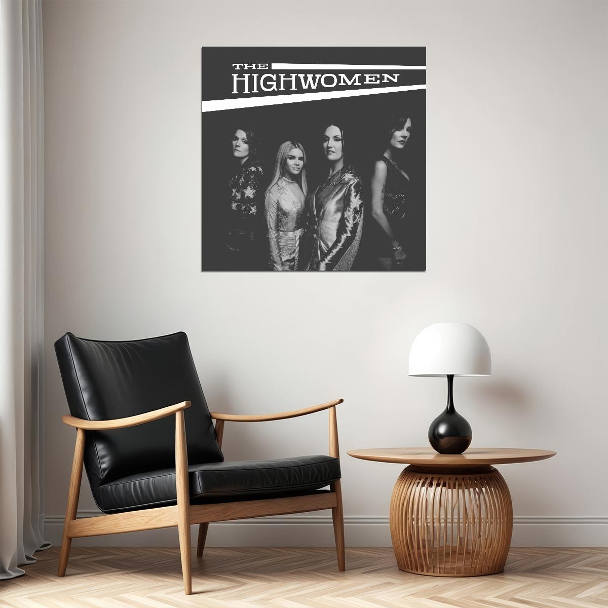 The Highwomen Country Music Poster Iconic Female Group Art Print - xonomax