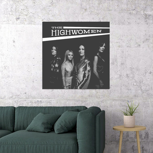 The Highwomen Country Music Poster Iconic Female Group Art Print - xonomax