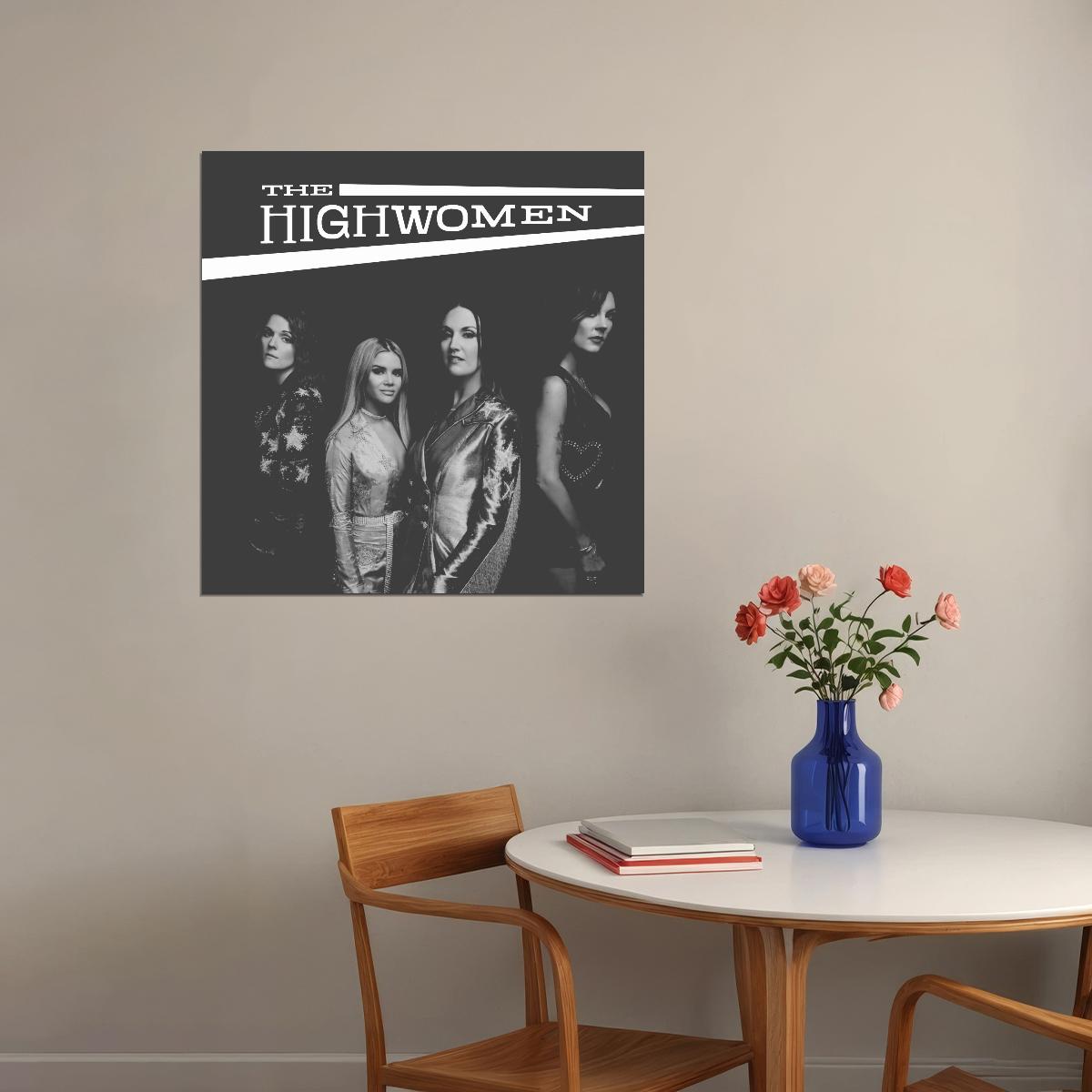 The Highwomen Country Music Poster Iconic Female Group Art Print - xonomax