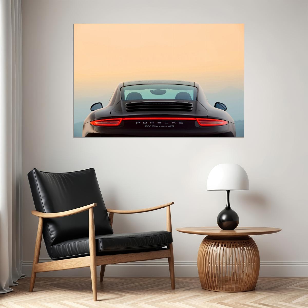 Porsche Boxster Car Poster Sports Supercar Vehicle Wall Art - xonomax
