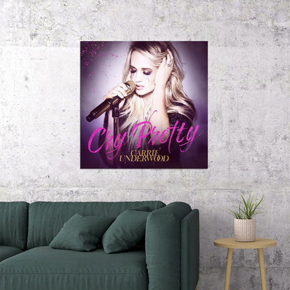Carrie Underwood Poster Country Music Wall Art Singer-songwriter Print - xonomax