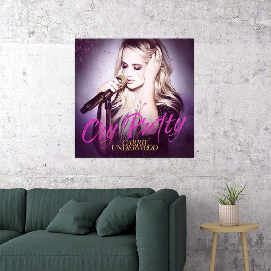 Carrie Underwood Poster Country Music Wall Art Singer-songwriter Print - xonomax