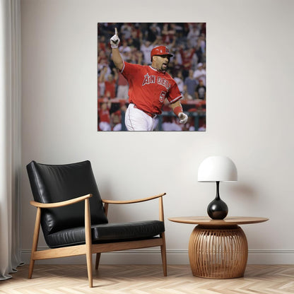 Albert Pujols Baseball Poster Mlb Player Wall Art Sports Print