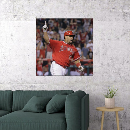 Albert Pujols Baseball Poster Mlb Player Wall Art Sports Print