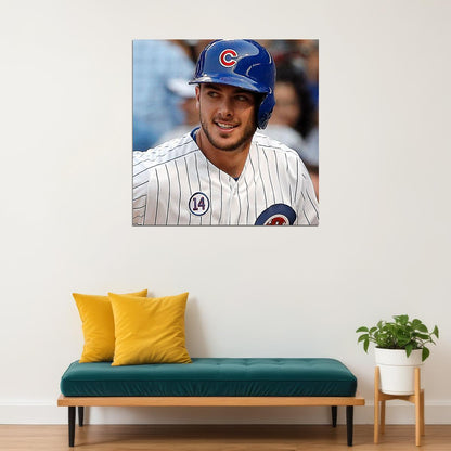 Kris Bryant Poster Mlb Baseball Player Wall Art