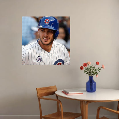 Kris Bryant Poster Mlb Baseball Player Wall Art