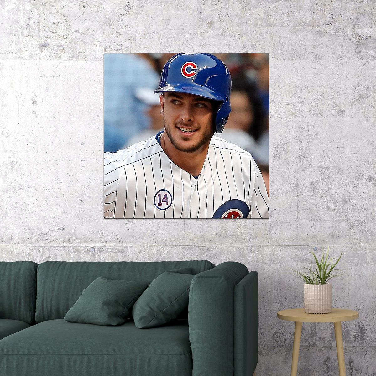 Kris Bryant Poster Mlb Baseball Player Wall Art