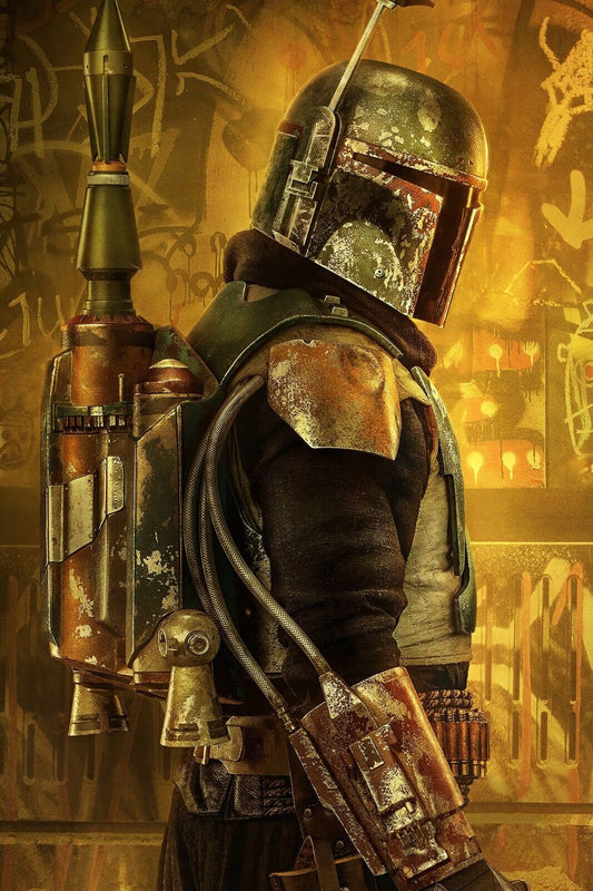 Star Wars Boba Fett Sci-fi Movie Poster