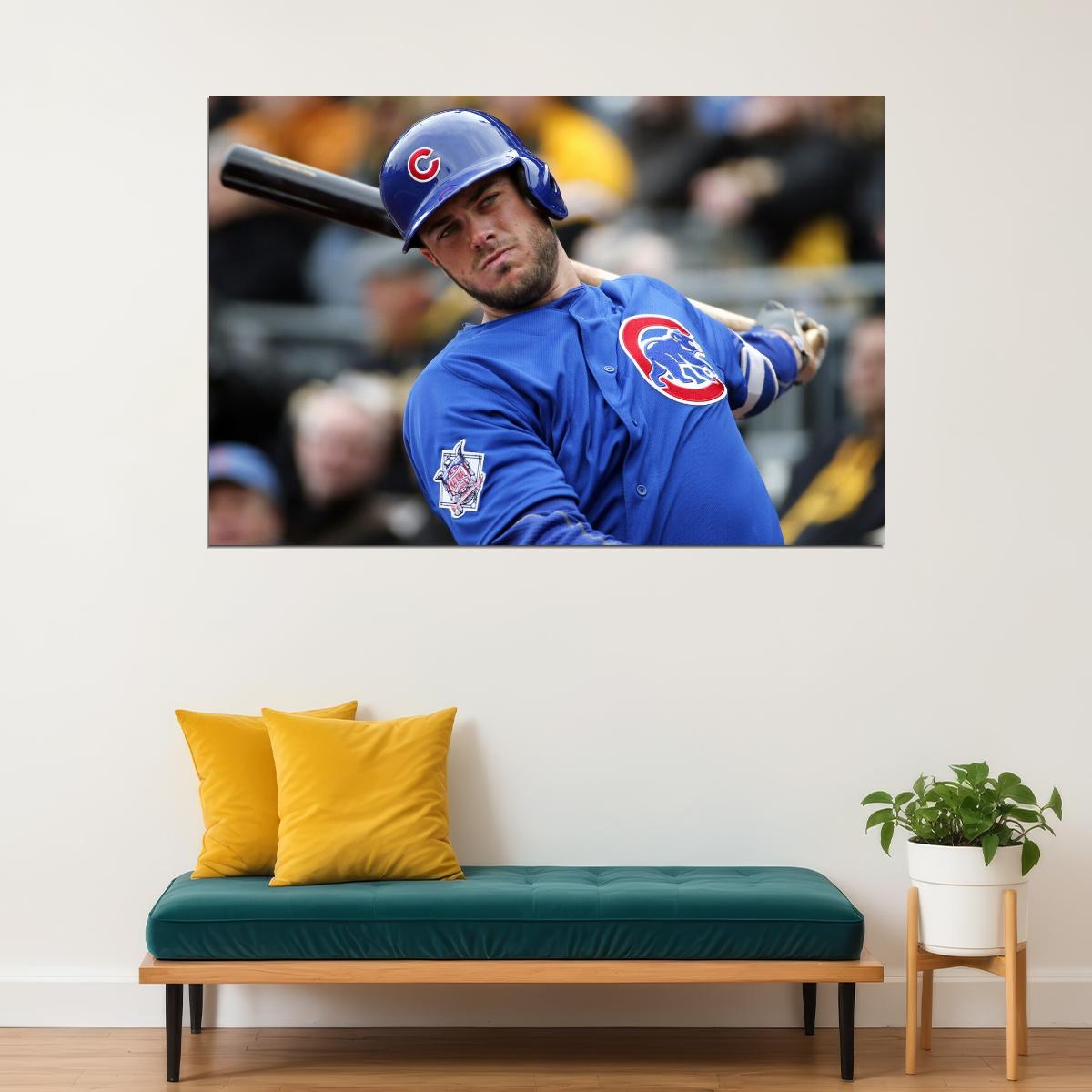 Kris Bryant Poster Mlb Baseball Player Wall Art