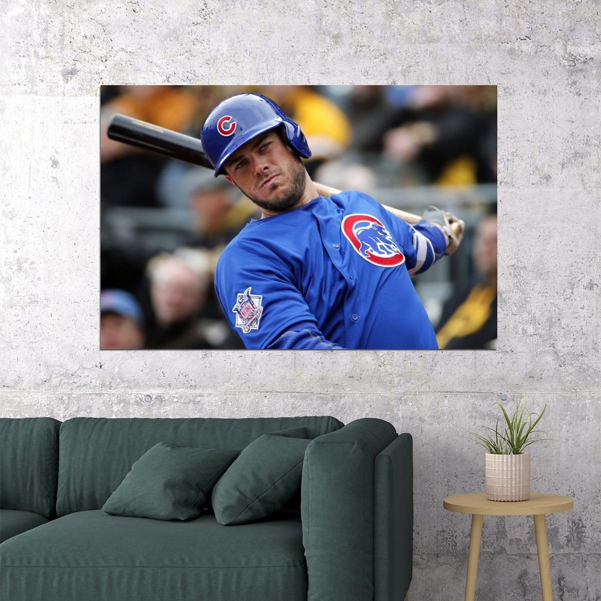 Kris Bryant Poster Mlb Baseball Player Wall Art