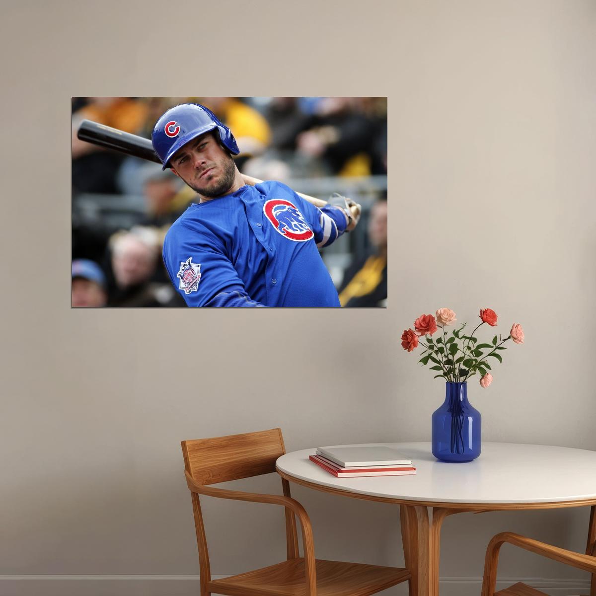 Kris Bryant Poster Mlb Baseball Player Wall Art