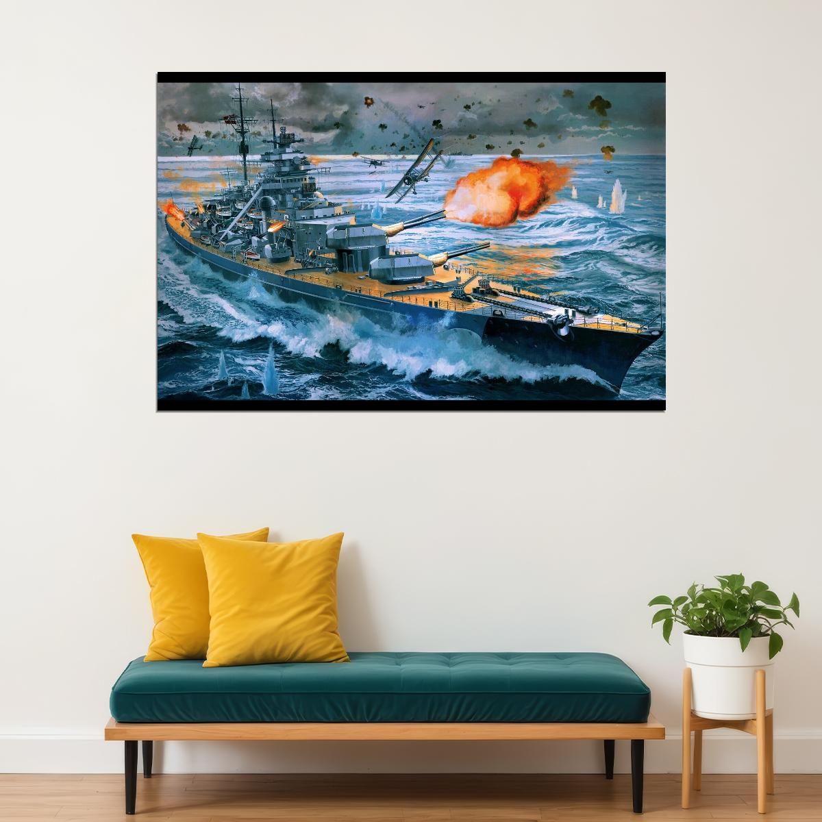 Warships Battleships World Of Warships Video Game Poster