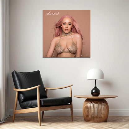 Doja Cat Poster Pop Music Wall Art Singer-songwriter Print