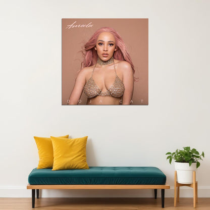 Doja Cat Poster Pop Music Wall Art Singer-songwriter Print