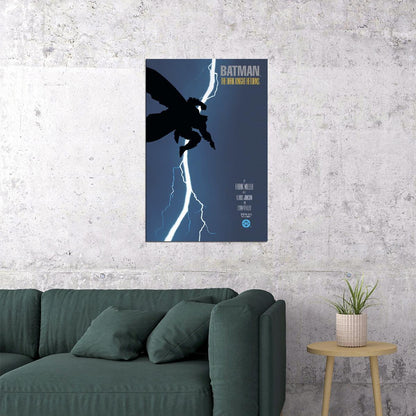 Batman The Dark Knight Movie Poster Dc Comics Superhero Wall Art Comic Book Film Print