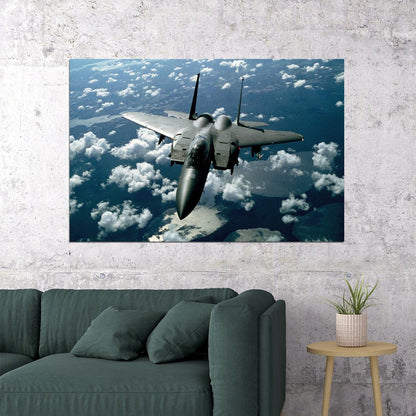 Fighter Jets Poster Military Aircraft Wall Art Aviation Enthusiast Print