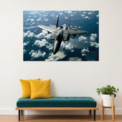 Fighter Jets Poster Military Aircraft Wall Art Aviation Enthusiast Print