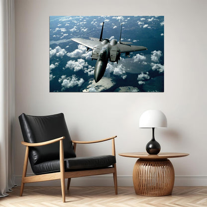 Fighter Jets Poster Military Aircraft Wall Art Aviation Enthusiast Print