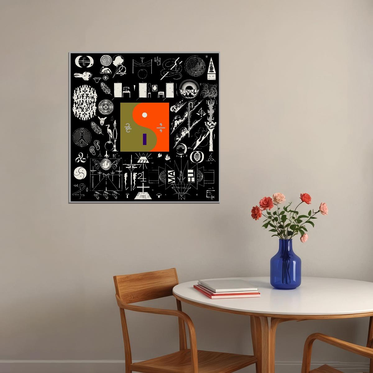 Bon Iver 22 Million Album Cover Art Indie Folk Music Poster Band Music Print - xonomax