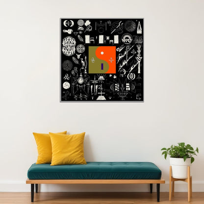 Bon Iver 22 Million Album Cover Art Indie Folk Music Poster Band Music Print - xonomax